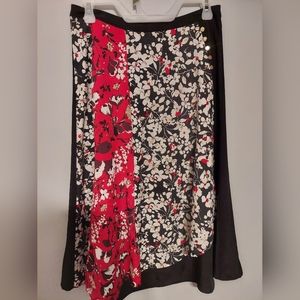 Y2K Whimsigoth Old Money Floral Midi Skirt 4 Floral Office Career Professional